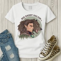 Retro Daddy Halsin The Druid Halsin Video Games BaldurS Gate 3 Womens T-Shirt