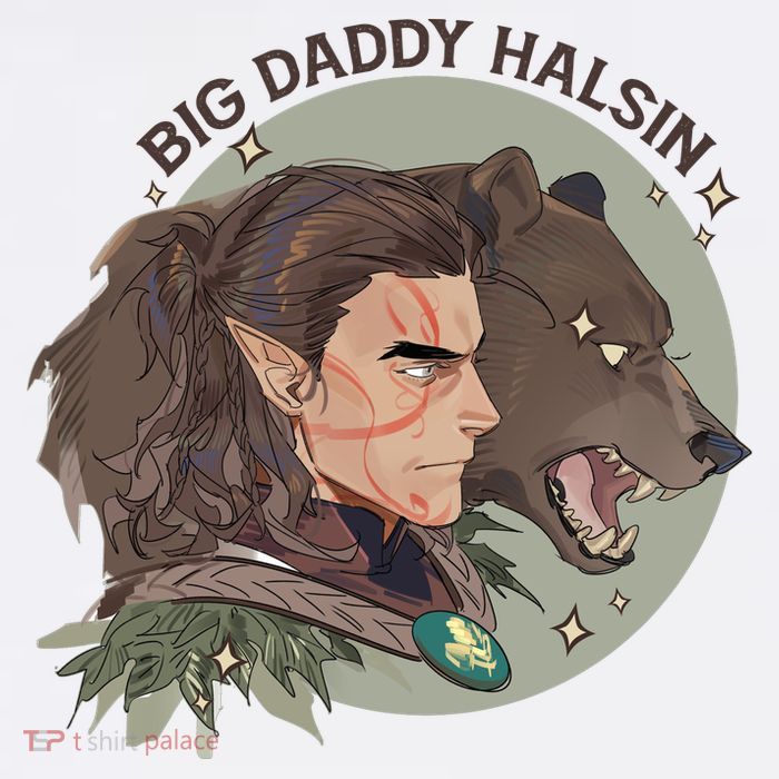 Retro Daddy Halsin The Druid Halsin Video Games BaldurS Gate 3 Short Acrylic Beanie
