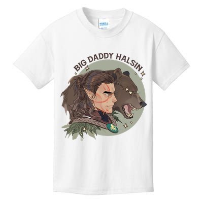 Retro Daddy Halsin The Druid Halsin Video Games BaldurS Gate 3 Kids T-Shirt