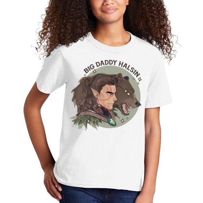 Retro Daddy Halsin The Druid Halsin Video Games BaldurS Gate 3 Kids T-Shirt