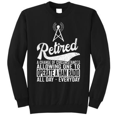 Retired Definition Ham Radio Retirement Plan Amateur Radio Sweatshirt