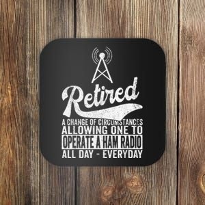 Retired Definition Ham Radio Retirement Plan Amateur Radio Coaster