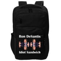 Ron Desantis Idiot Sandwich Florida Governor Impact Tech Backpack