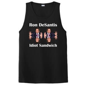 Ron Desantis Idiot Sandwich Florida Governor PosiCharge Competitor Tank