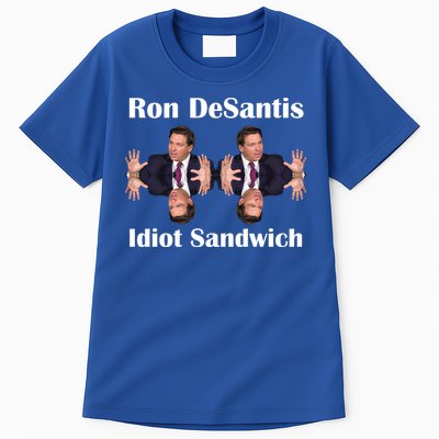 Ron Desantis Idiot Sandwich Florida Governor Tall T-Shirt