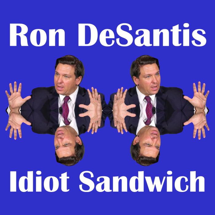 Ron Desantis Idiot Sandwich Florida Governor Button