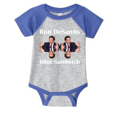 Ron Desantis Idiot Sandwich Florida Governor Infant Baby Jersey Bodysuit