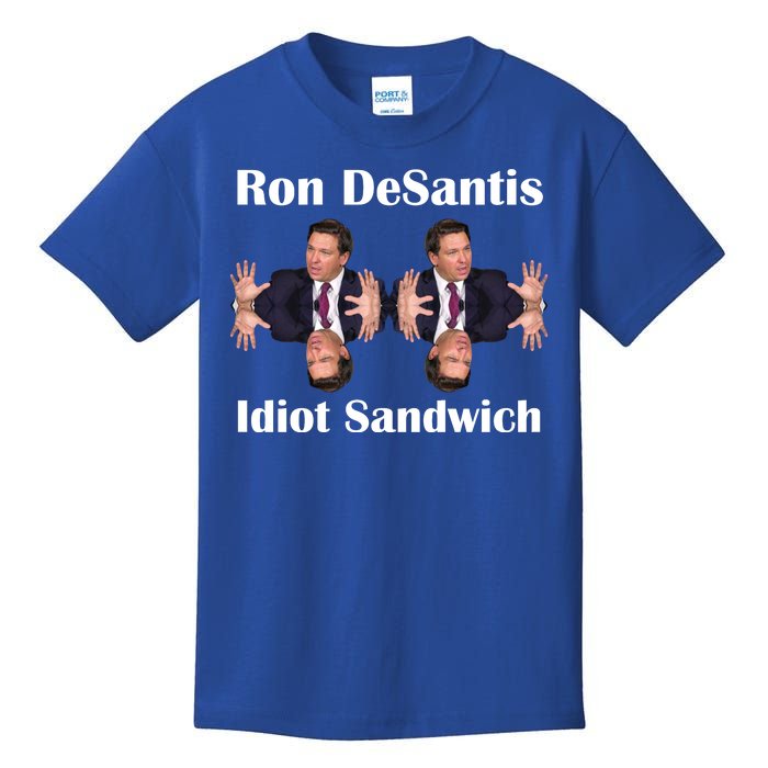 Ron Desantis Idiot Sandwich Florida Governor Kids T-Shirt