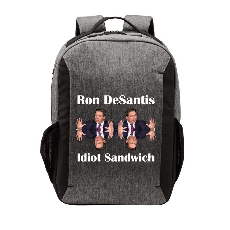 Ron Desantis Idiot Sandwich Florida Governor Vector Backpack