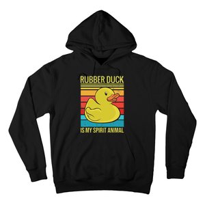 Rubber Duck Is My Spirit Animal I Duck Lover Hoodie