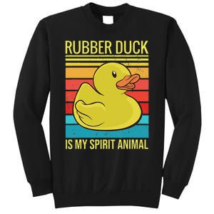 Rubber Duck Is My Spirit Animal I Duck Lover Sweatshirt