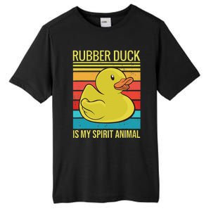 Rubber Duck Is My Spirit Animal I Duck Lover Tall Fusion ChromaSoft Performance T-Shirt