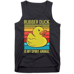 Rubber Duck Is My Spirit Animal I Duck Lover Tank Top