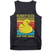 Rubber Duck Is My Spirit Animal I Duck Lover Tank Top