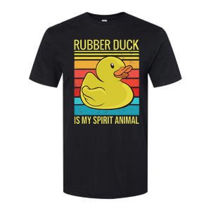 Rubber Duck Is My Spirit Animal I Duck Lover Softstyle CVC T-Shirt