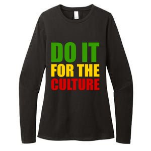 Rasta Do It For The Culture Jamaican Rastafarian Gift Womens CVC Long Sleeve Shirt