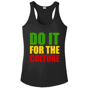 Rasta Do It For The Culture Jamaican Rastafarian Gift Ladies PosiCharge Competitor Racerback Tank