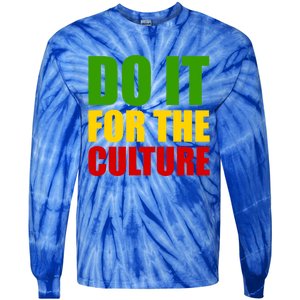 Rasta Do It For The Culture Jamaican Rastafarian Gift Tie-Dye Long Sleeve Shirt