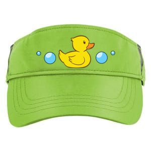 Rubber Duck In Water Love Rubber Ducks Gift Adult Drive Performance Visor