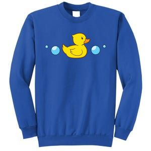 Rubber Duck In Water Love Rubber Ducks Gift Sweatshirt