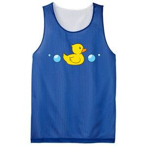 Rubber Duck In Water Love Rubber Ducks Gift Mesh Reversible Basketball Jersey Tank