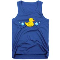 Rubber Duck In Water Love Rubber Ducks Gift Tank Top