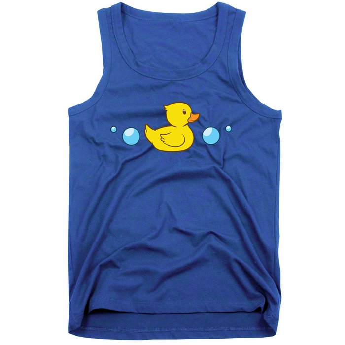 Rubber Duck In Water Love Rubber Ducks Gift Tank Top