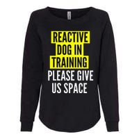 Reactive Dog In Training BOTH SIDES & Nervous Dog Owners Womens California Wash Sweatshirt