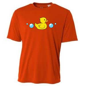 Rubber Duck In Water Love Rubber Ducks Gift Cooling Performance Crew T-Shirt