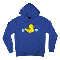 Rubber Duck In Water Love Rubber Ducks Gift Hoodie