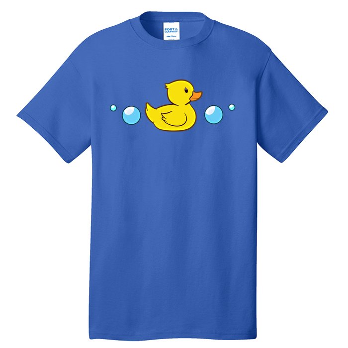 Rubber Duck In Water Love Rubber Ducks Gift Tall T-Shirt