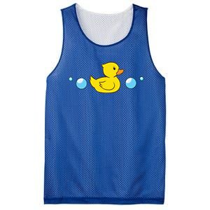 Rubber Duck In Water Love Rubber Ducks Gift Mesh Reversible Basketball Jersey Tank