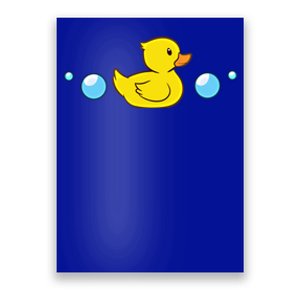 Rubber Duck In Water Love Rubber Ducks Gift Poster