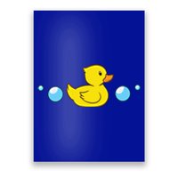 Rubber Duck In Water Love Rubber Ducks Gift Poster