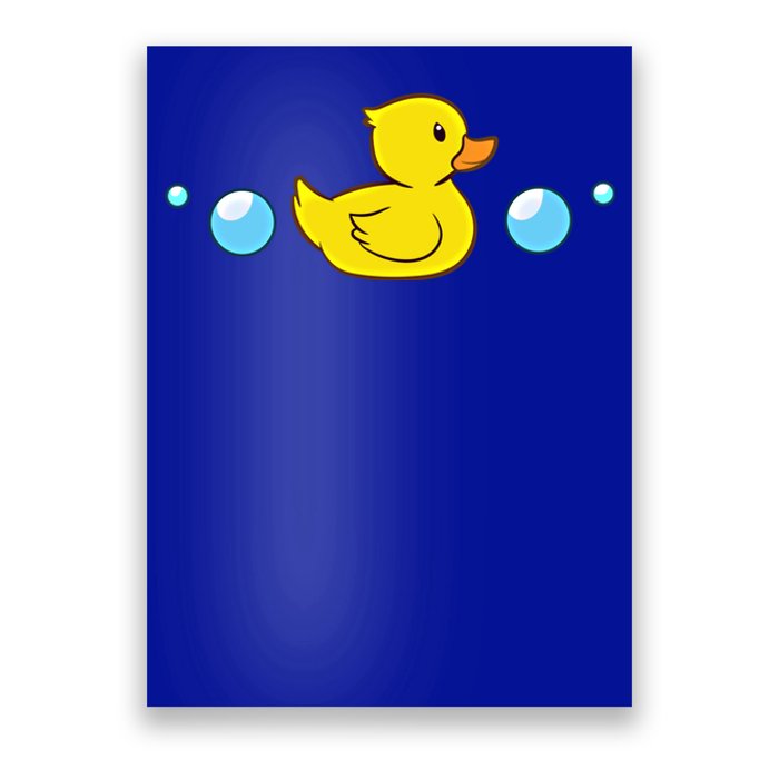 Rubber Duck In Water Love Rubber Ducks Gift Poster