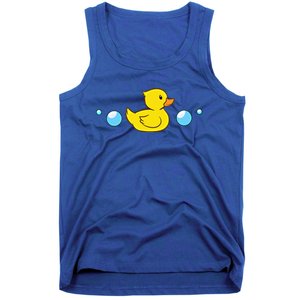 Rubber Duck In Water Love Rubber Ducks Gift Tank Top