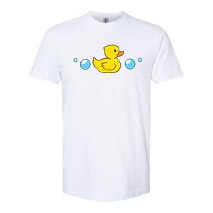 Rubber Duck In Water Love Rubber Ducks Gift Softstyle CVC T-Shirt