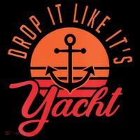 Retro Drop It Likes Its Yacht Funny Sailing Sustainable Beanie