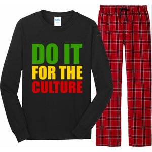 Rasta Do It For The Culture Jamaican Rastafarian Gift Long Sleeve Pajama Set