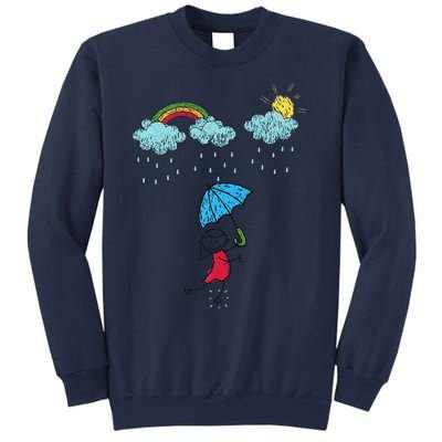 Rainbow Dreams In The Rain Sweatshirt