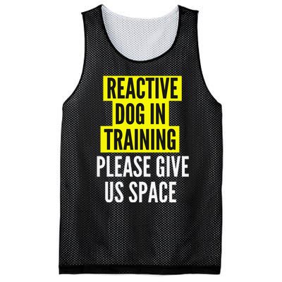 Reactive Dog In Training & Nervous Dog Owners BOTH SIDES Mesh Reversible Basketball Jersey Tank