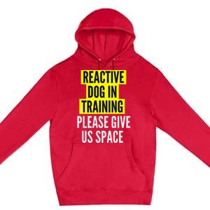 Reactive Dog In Training & Nervous Dog Owners BOTH SIDES Premium Pullover Hoodie