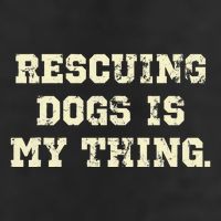 Rescuing Dogs Is My Thing Dog Lover 25L Jumbo Tote