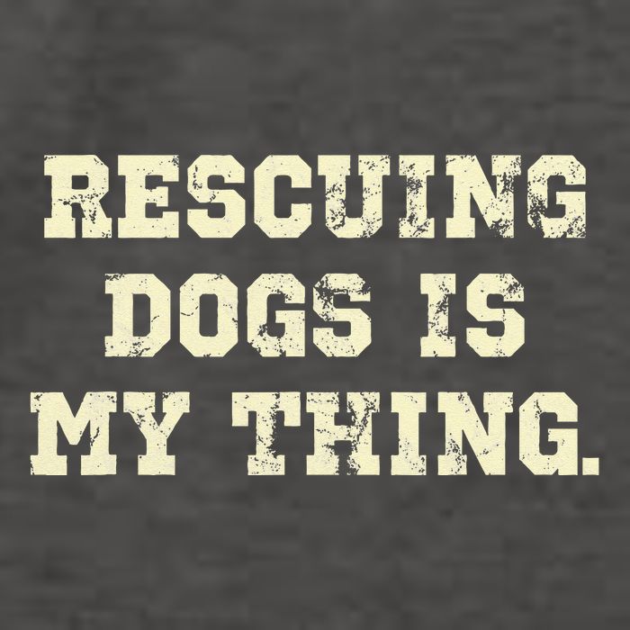 Rescuing Dogs Is My Thing Dog Lover Vector Backpack
