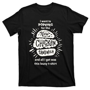 Ron Desantis I Went To Popeyes For The New Chicken Sandwich And All I Got Was T-Shirt