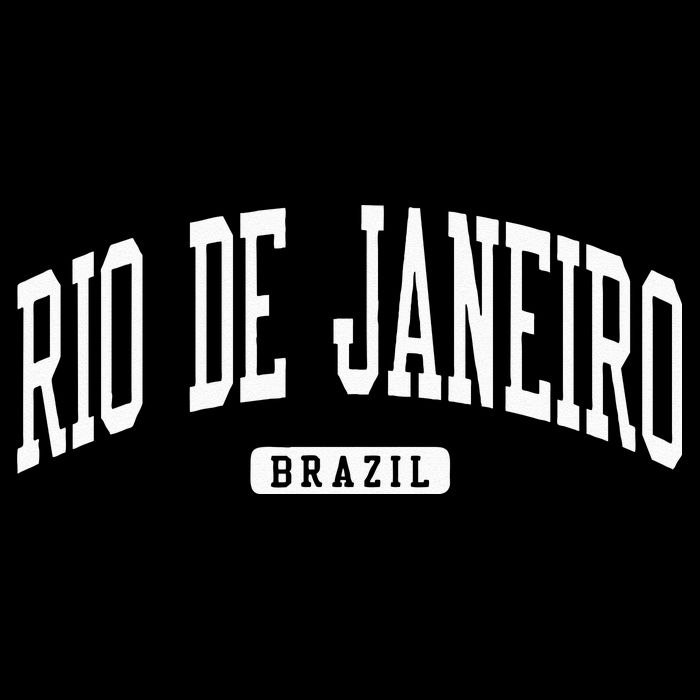 Rio De Janeiro Brazil College University Style Cooling Performance Crew T-Shirt