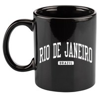 Rio De Janeiro Brazil College University Style 11oz C Handle Ceramic Mug