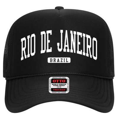 Rio De Janeiro Brazil College University Style Trucker Hat