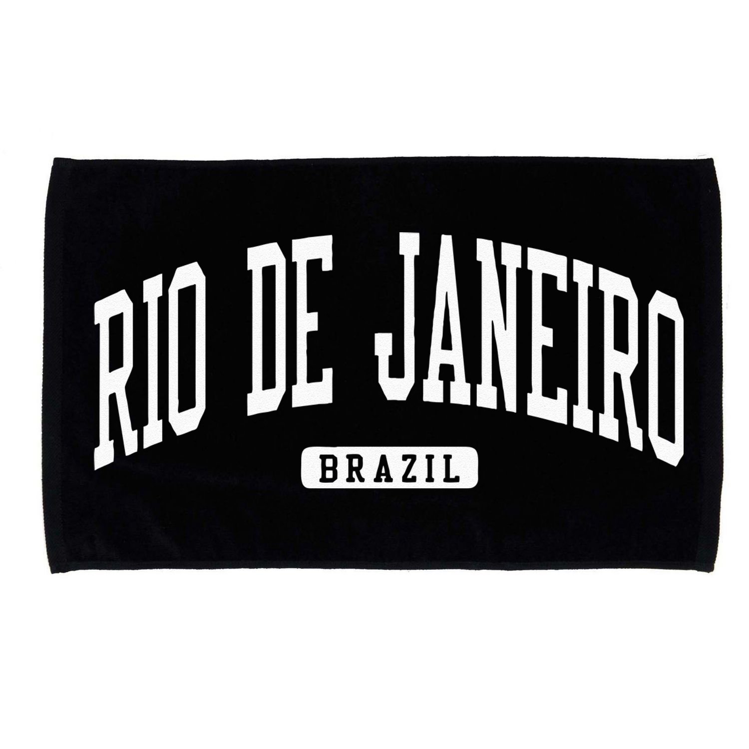 Rio De Janeiro Brazil College University Style Microfiber Hand Towel