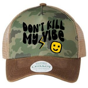 Retro Dont Kill My Vibe Hippie Gift Legacy Tie Dye Trucker Hat